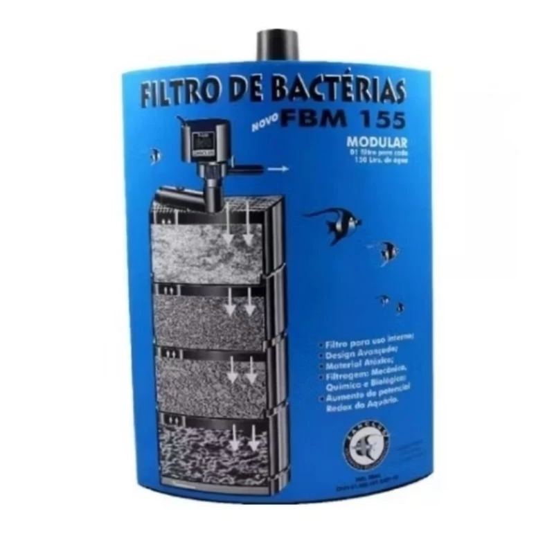 Filtro Interno de Canto Platax Zanclus FBM 155 – Para Aquários de até 150L
