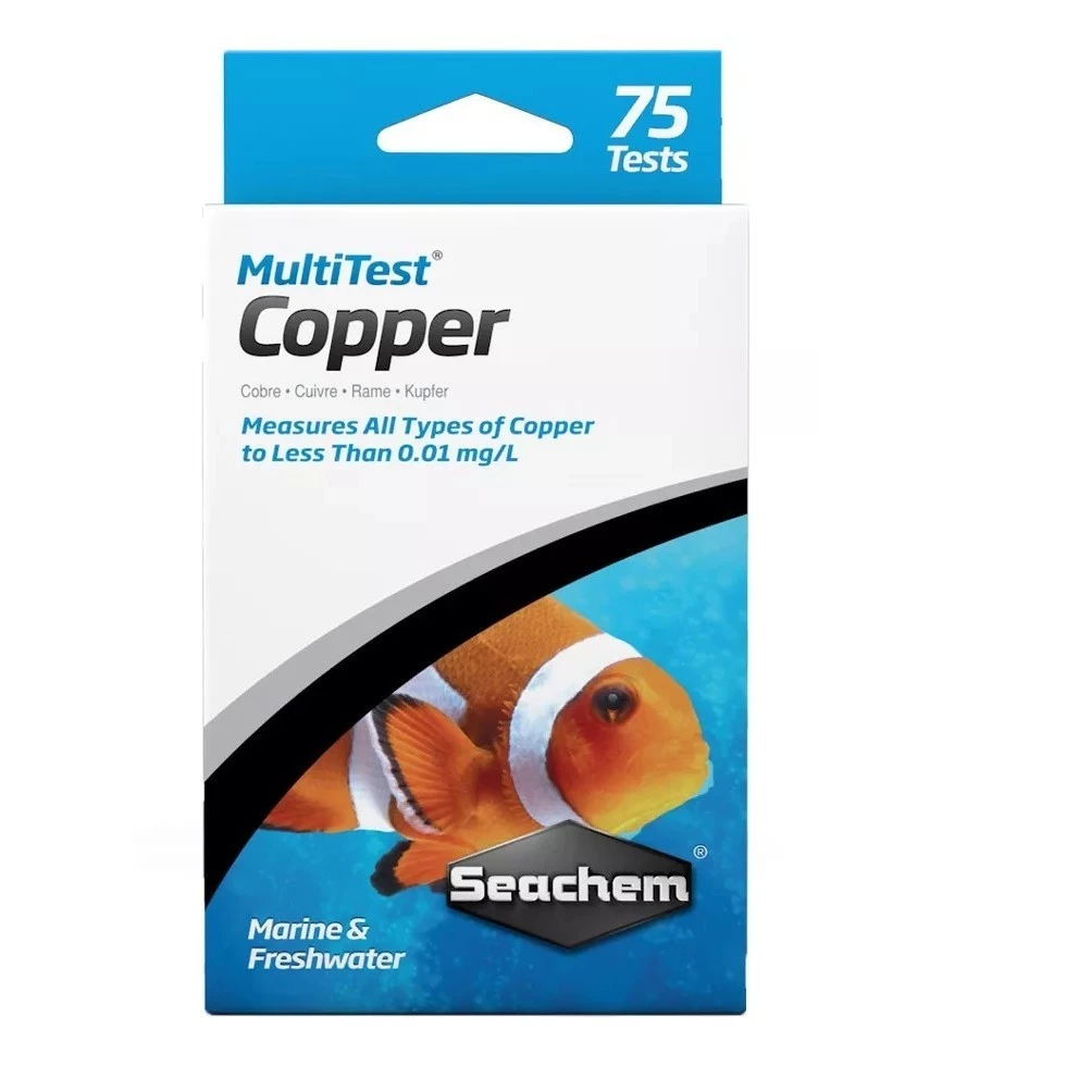 Teste de Cobre da Seachem