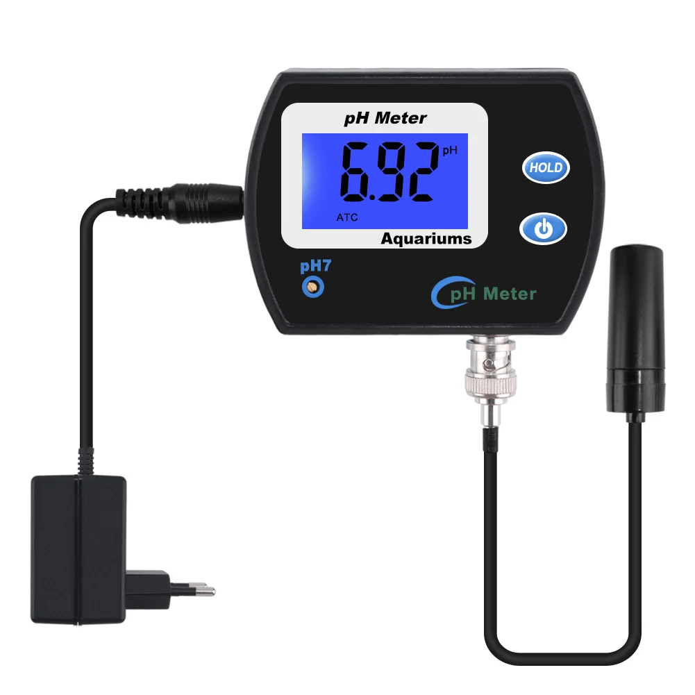 Medidor Digital de pH YIERYI PH-990 – Portátil com Sonda Substituível e Luz de Fundo