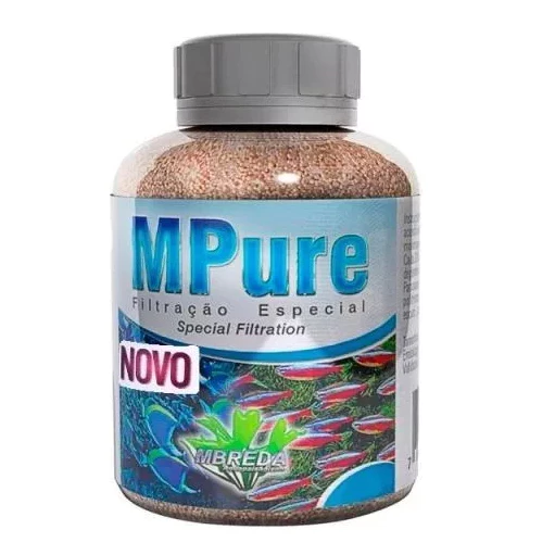 Removedor de Orgânicos Mbreda MPure – 100 ml – Para Aquários de Água Doce e Salgada