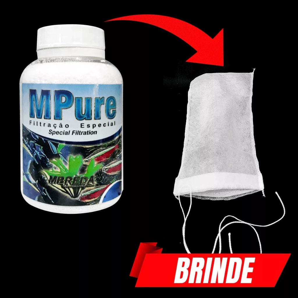 Removedor de Orgânicos Mbreda MPure – 100 ml – Para Aquários de Água Doce e Salgada - Imagem 2